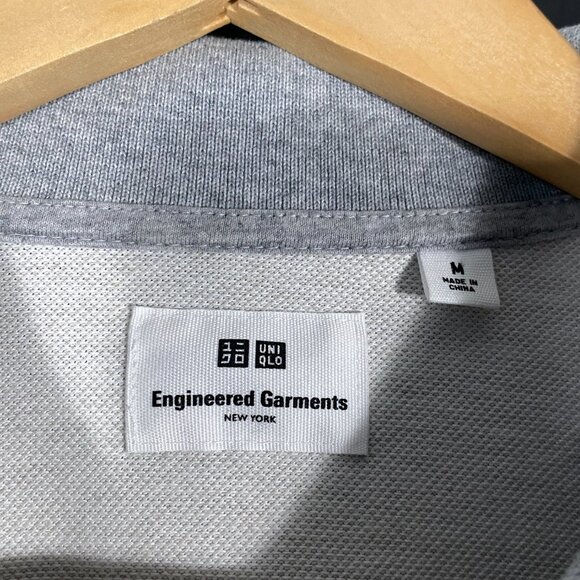 Engineered Garments x Uniqlo Two-Tone Polo Shirt Size M - Picture 2 of 7